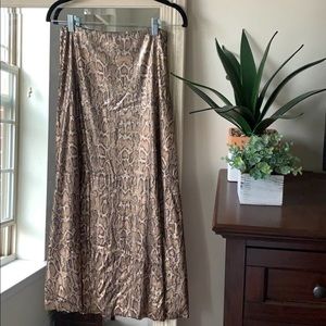 Zara animal print sequin maxi skirt ✨